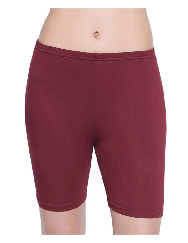 Bodycare Women's High Coverage Super Combed Cotton Elastane Stretch Mid Waist Shorties with Concealed Waistband-16D-MH-1pc - Image 2