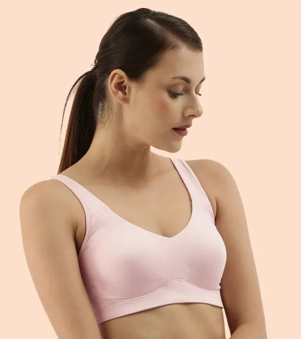 Enamor A106 Wirefree Full Coverage Cotton Lounge Pop-On Sports Bra - Image 16