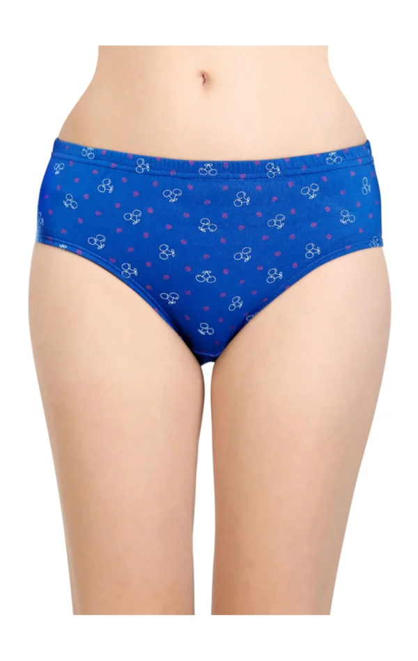 Pack of 3 Bodycare Premium Printed Cotton Briefs in Assorted colors-3700-D - Image 2