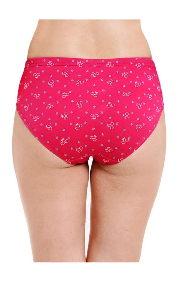 Pack of 3 Bodycare Premium Printed Cotton Briefs in Assorted colors-3700-D - Image 5