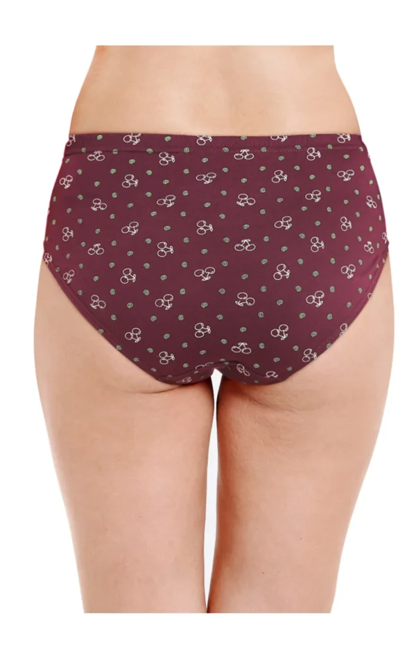 Pack of 3 Bodycare Premium Printed Cotton Briefs in Assorted colors-3700-D - Image 6