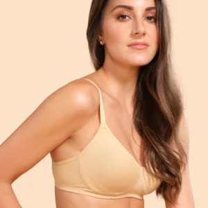 Enamor Fab-Cool A042 Side Support Shaper Stretch Cotton Everyday Bra For Women- High Coverage, Non Padded And Wirefree - Skin