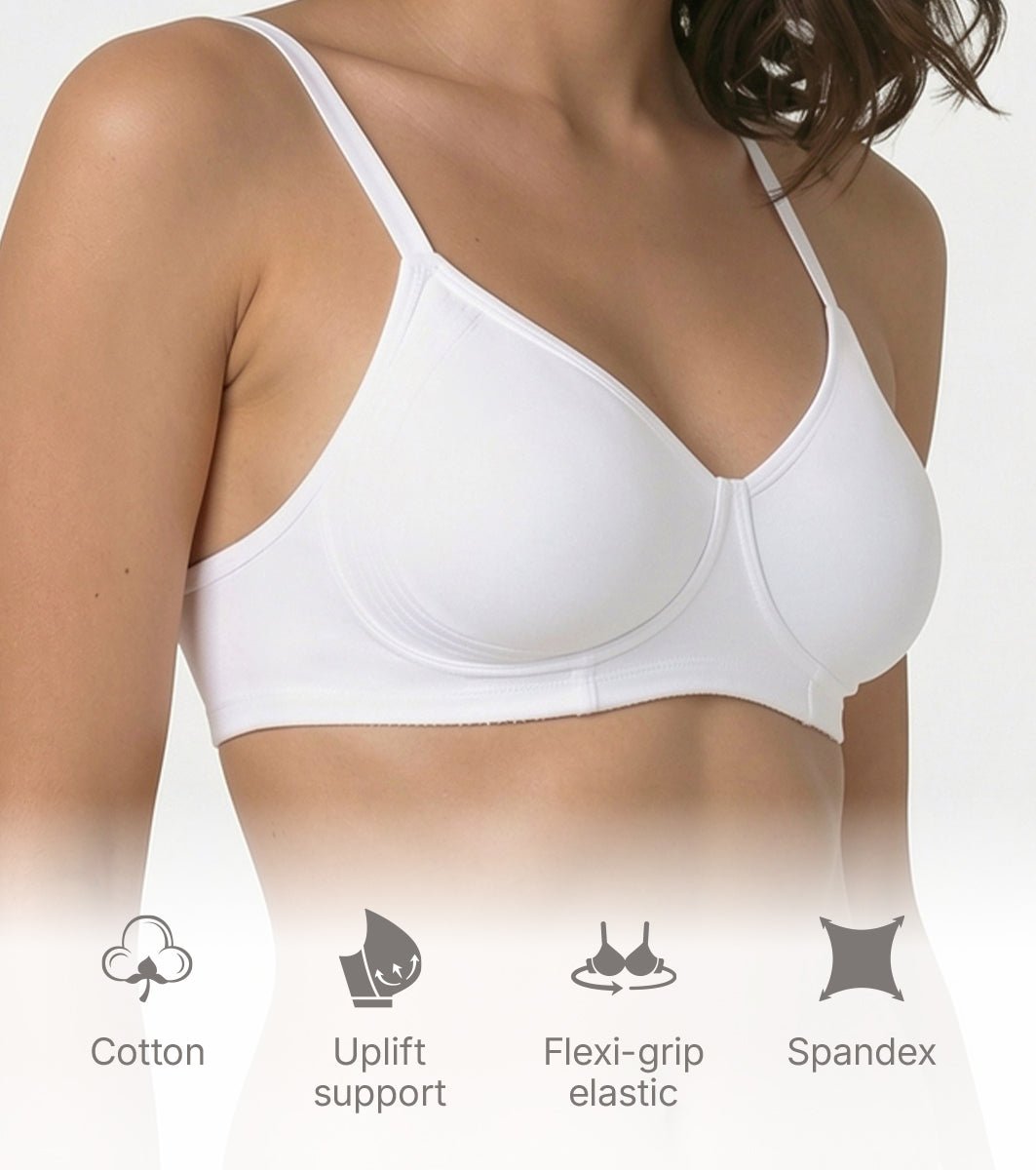 Enamor Innovations Transform Ultralight, Everyday Women's Minimizer Bra -Super lift, Non-Padded, Wirefree, Full Coverage - A042 (Available in Plus Sizes) - Image 4