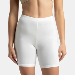 High Coverage Super Combed Cotton Elastane Stretch Shorties With Concealed Waistband